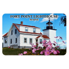 Faro de Fort Point, imán Maine Flexi
