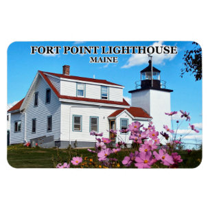 Faro de Fort Point, imán Maine Flexi