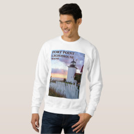 Faro de Fort Point, sudadera de Maine