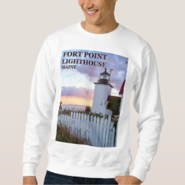 Faro de Fort Point, sudadera de Maine