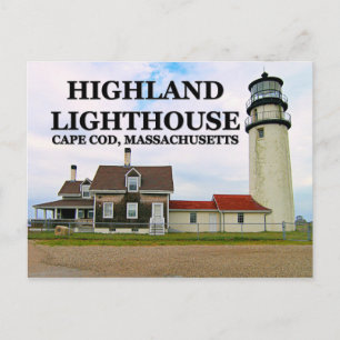 Faro de Highland, postal de Massachusetts