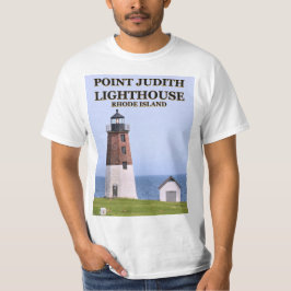 Faro de Judith del punto, camiseta de Rhode Island