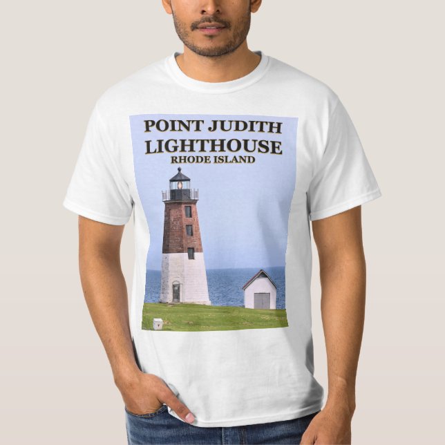 Faro de Judith del punto, camiseta de Rhode Island (Anverso)