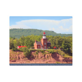 Faro de la Bahía Grande desde el arte de la pared 