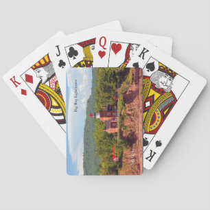 Faro de la Bahía Grande desde las cartas de juego 