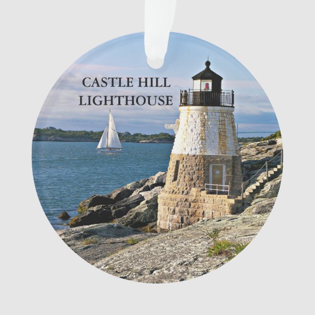 Faro de la colina del castillo, ornamento de Rhode (Anverso)