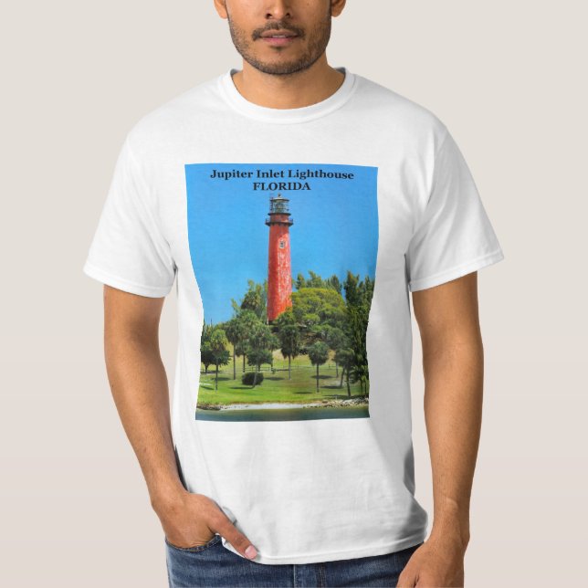Faro de la entrada de Júpiter, camiseta de la (Anverso)