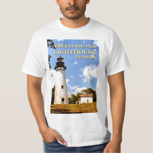 Faro de la isla de Amelia, camiseta de Florida