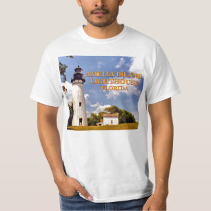 Faro de la isla de Amelia, camiseta de Florida