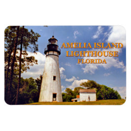 Faro de la isla de Amelia, imán Florida Flexi