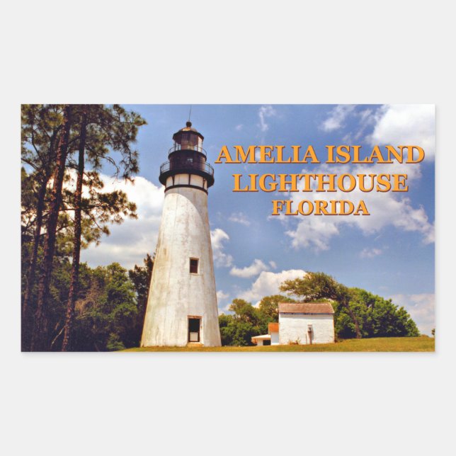 Faro de la isla de Amelia, Pegatinas de Florida (Anverso)