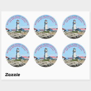 Faro de la isla de foca de Machias, Pegatinas redo