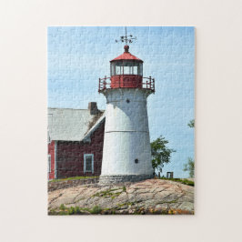 Faro de la isla de la cruce, rompecabezas de Nueva