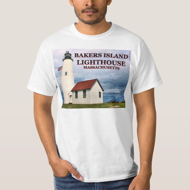 Faro de la isla de panaderos, camiseta de (Anverso)