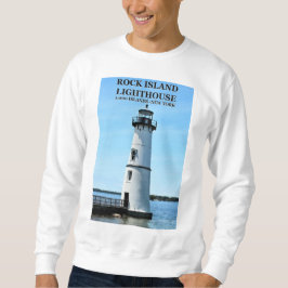Faro de la Isla de Rock, sudadera de Nueva York