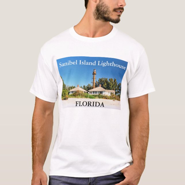 Faro de la isla de Sanibel, camiseta de la Florida (Anverso)