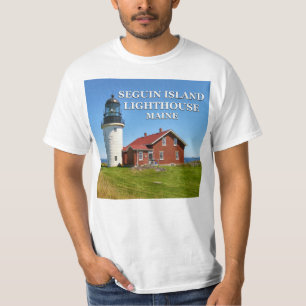 Faro de la isla de Seguin, camiseta Maine