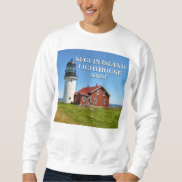 Faro de la isla de Seguin, sudadera de Maine