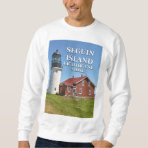 Faro de la isla de Seguin, sudadera de Maine