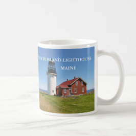 Faro de la isla de Seguin, taza de Maine