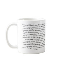 Faro de la isla de Whitehead, taza de Maine