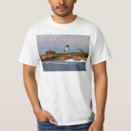 Faro de la isla del gran pato, camiseta de Maine