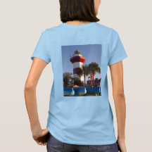 Faro de la isla Hilton Head y camiseta Anchor