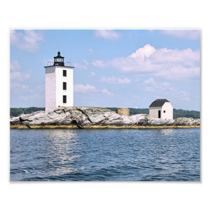 Faro de la isla holandesa, foto impresa en Rhode I