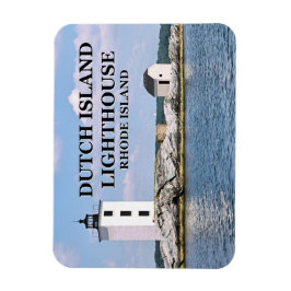 Faro de la isla holandesa, imán fotográfico de Rho