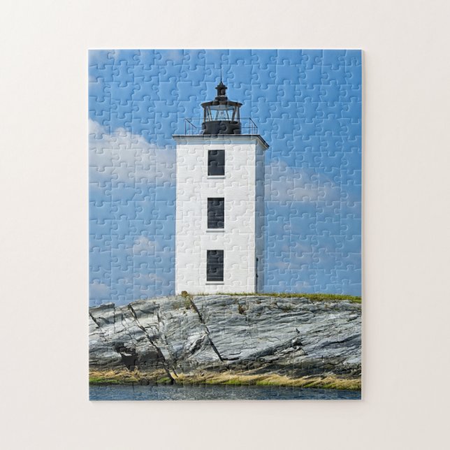 Faro de la isla holandesa, rompecabezas de la isla (Vertical)