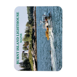 Faro de la isla quemada, imán de fotografía princi