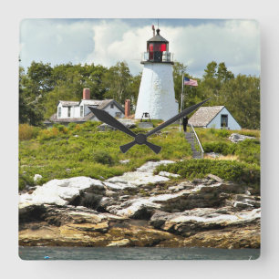 Faro de la isla quemada, reloj de pared principal