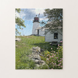 Faro de la isla quemada, rompecabezas de Maine