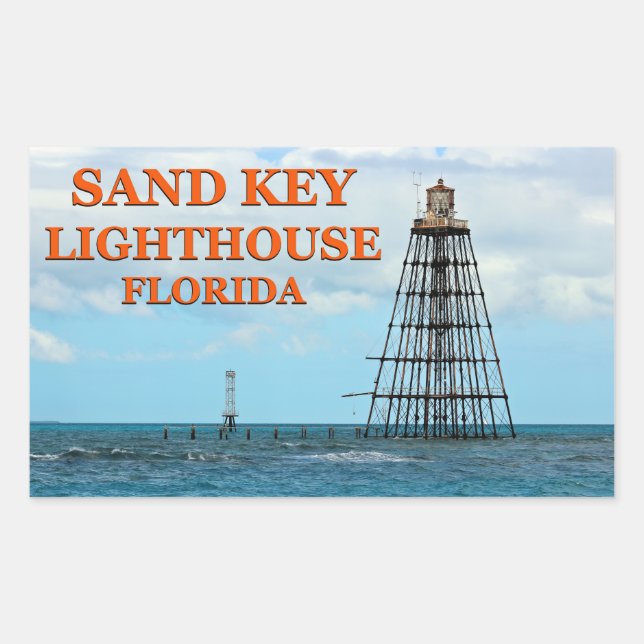 Faro de la llave de arena, Pegatinas de Florida (Anverso)