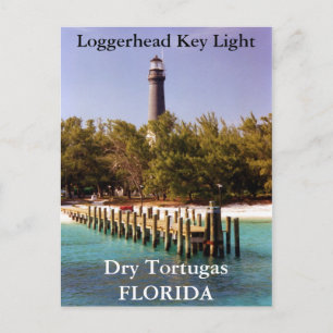 Faro de la llave de la cabeza del árbol, postal de