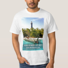 Faro de la llave de Loggerhead, camiseta de Florid