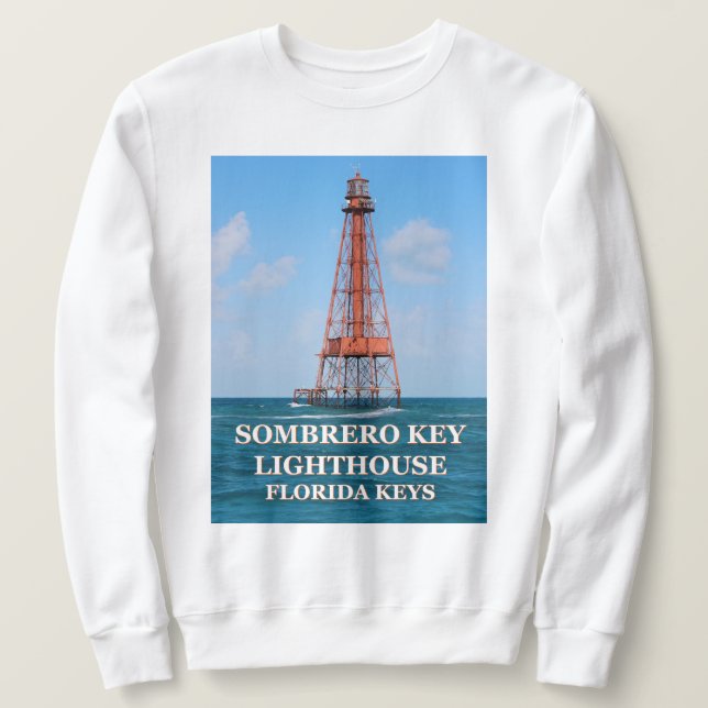 Faro de la llave del sombrero, sudadera de las lla (Anverso del diseño)