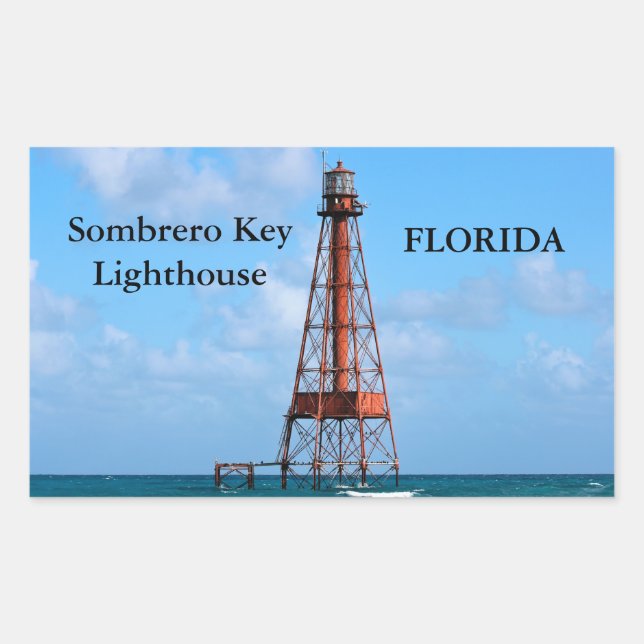 Faro de la Llave Sombrero, Pegatinas de Florida (Anverso)
