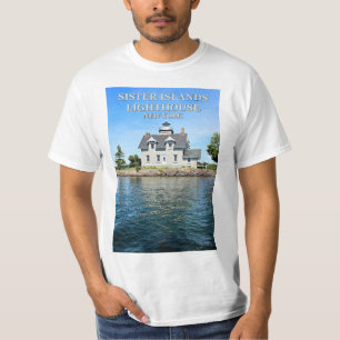 Faro de las Islas Hermanas, Nueva York camiseta