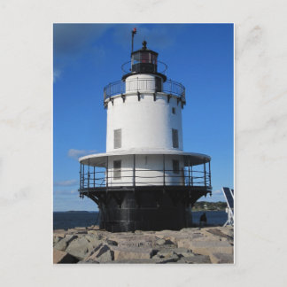 Faro de luz de fallos en Portland, postal ME