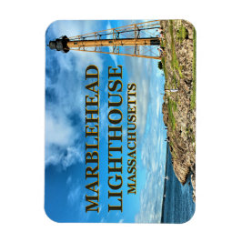 Faro de Marblehead, imán Flexi de Massachusetts