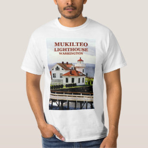 Faro de Mukilteo, camiseta de Washington