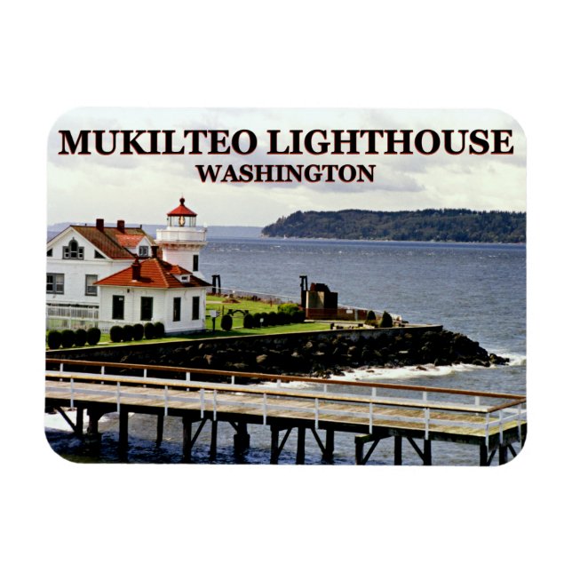 Faro de Mukilteo, imán de Washington (Horizontal)