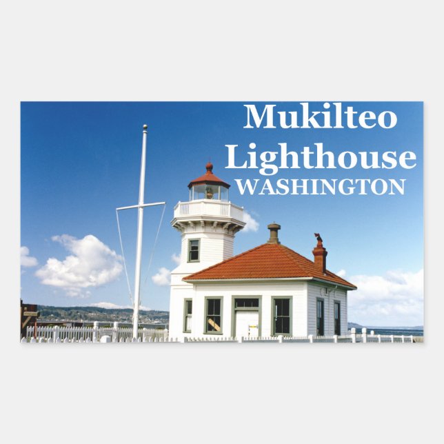 Faro de Mukilteo, Pegatinas de Washington #2 (Anverso)