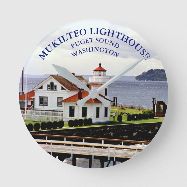 Faro de Mukilteo, reloj de pared Washington (Anverso)