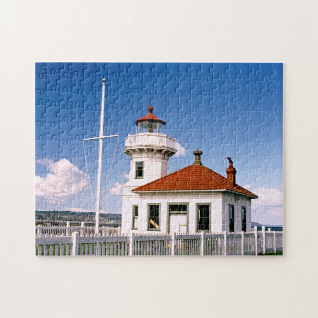 Faro de Mukilteo, rompecabezas de Washington (Horizontal)