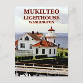 Faro de Mukilteo, tarjeta postal de Washington