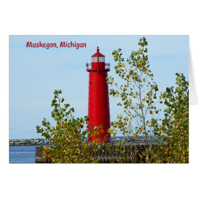 Faro de Muskegon (Anverso (Horizontal))