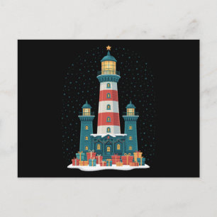 Faro de Navidad Nieve Regalos de Navidad Fiesta