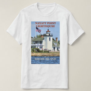 Faro de Nayatt Point, camiseta de Rhode Island
